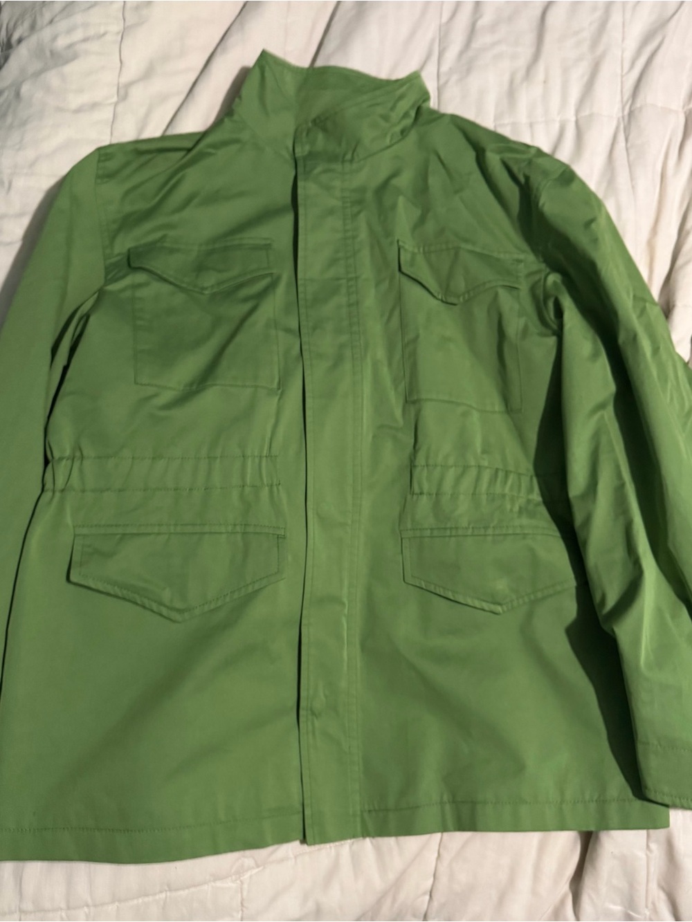 Zara Light Green Military Field Jacket